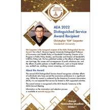 AEA Distinguished Service Award